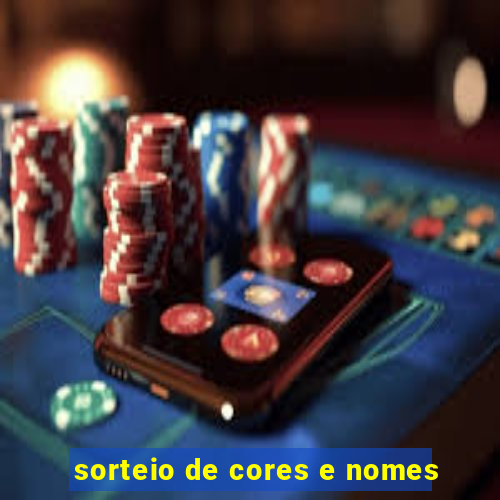 sorteio de cores e nomes